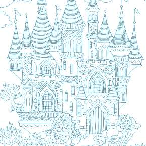 Раскраска Замок