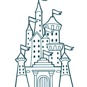 Раскраска Замок