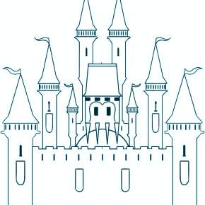 Раскраска Замок