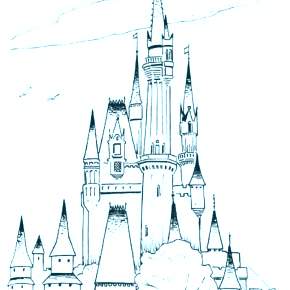 Раскраска Замок