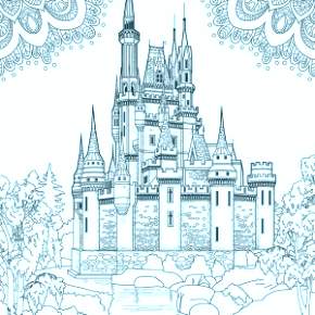 Раскраска Замок