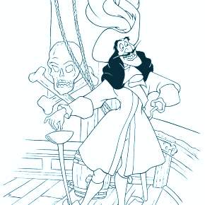 Раскраска Пираты