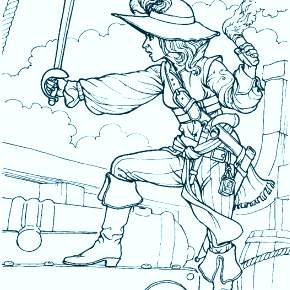 Раскраска Пираты