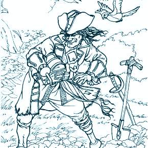 Раскраска Пираты