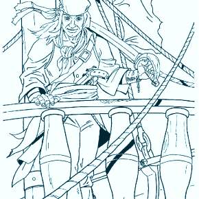 Раскраска Пираты