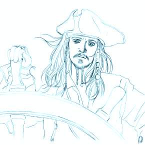 Раскраска Пираты