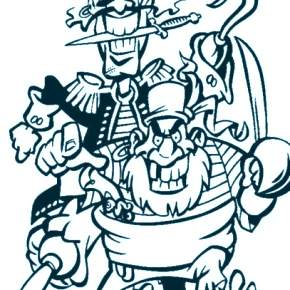 Раскраска Пираты