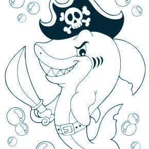 Раскраска Пираты