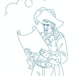 Раскраска Пираты