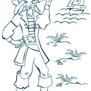 Раскраска Пираты