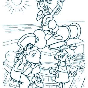 Раскраска Пираты