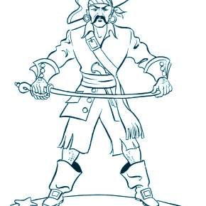 Раскраска Пираты