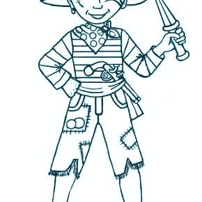 Раскраска Пираты