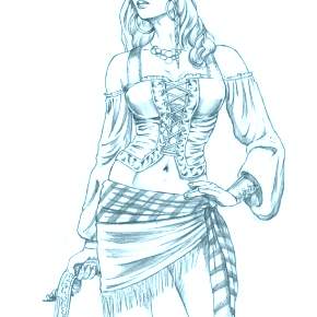 Раскраска Пираты