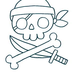 Раскраска Пираты