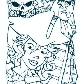 Раскраска Пираты