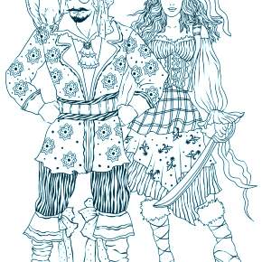 Раскраска Пираты