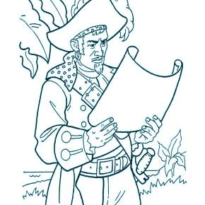 Раскраска Пираты