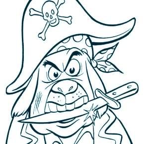 Раскраска Пираты