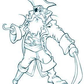 Раскраска Пираты