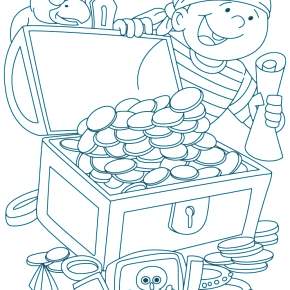 Раскраска Пираты