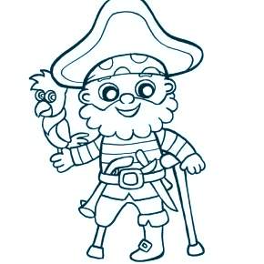 Раскраска Пираты