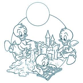 Раскраска Утиные истории Раскраска Утиные истории