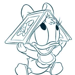 Раскраска Утиные истории Раскраска Утиные истории