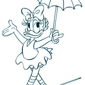 Раскраска Утиные истории Раскраска Утиные истории