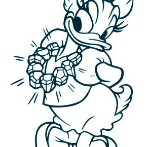 Раскраска Утиные истории Раскраска Утиные истории