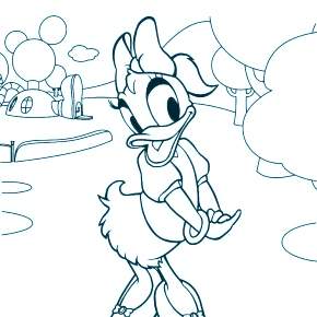 Раскраска Утиные истории Раскраска Утиные истории