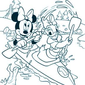 Раскраска Утиные истории Раскраска Утиные истории