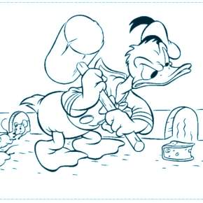 Раскраска Утиные истории Раскраска Утиные истории