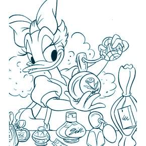 Раскраска Утиные истории Раскраска Утиные истории