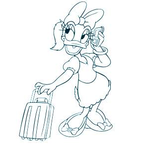 Раскраска Утиные истории Раскраска Утиные истории