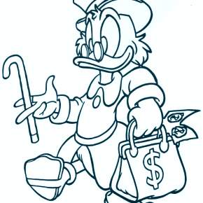 Раскраска Утиные истории Раскраска Утиные истории