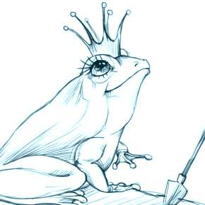 Раскраска Царевна Лягушка Раскраска Царевна Лягушка