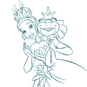 Раскраска Царевна Лягушка Раскраска Царевна Лягушка