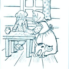 Раскраск  Колобок