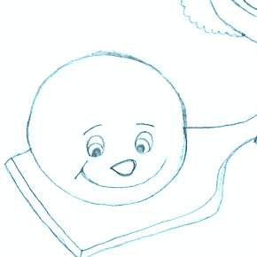 Раскраск  Колобок