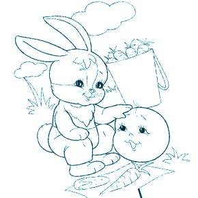 Раскраск  Колобок