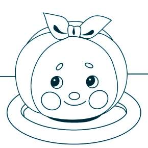 Раскраск  Колобок