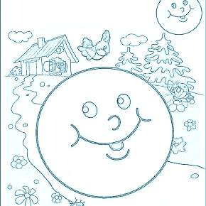 Раскраск  Колобок