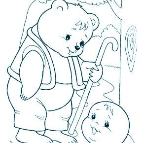 Раскраск  Колобок