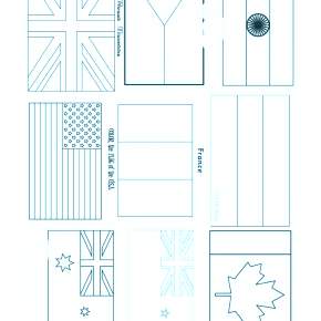 Раскраска Флаги Раскраска Флаги