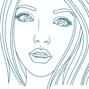 Раскраска Лица Раскраска Лица