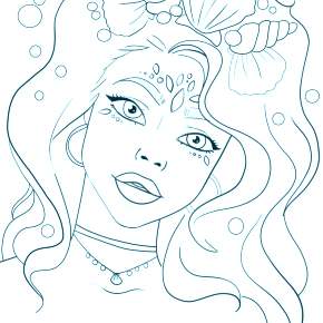 Раскраска Лица Раскраска Лица