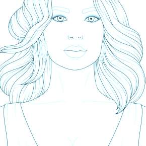 Раскраска Лица Раскраска Лица
