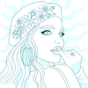 Раскраска Лица Раскраска Лица