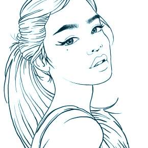 Раскраска Лица Раскраска Лица
